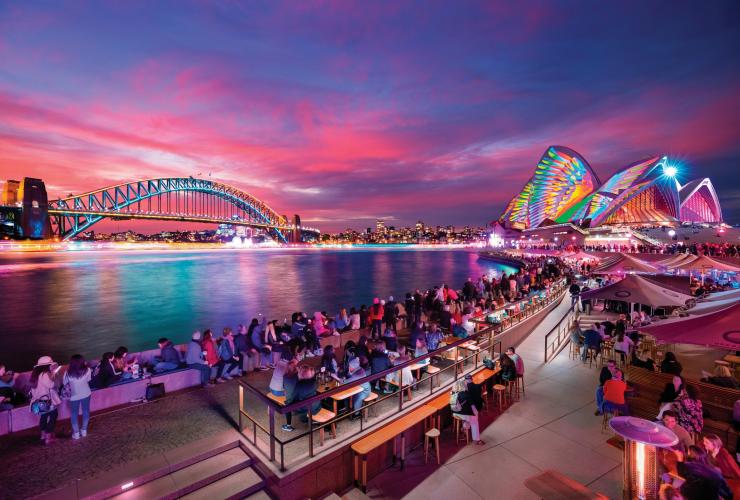 Vivid Sydney, Sydney, New South Wales © Destination NSW Vivid Sydney, Sydney, New South Wales © Destination NSW