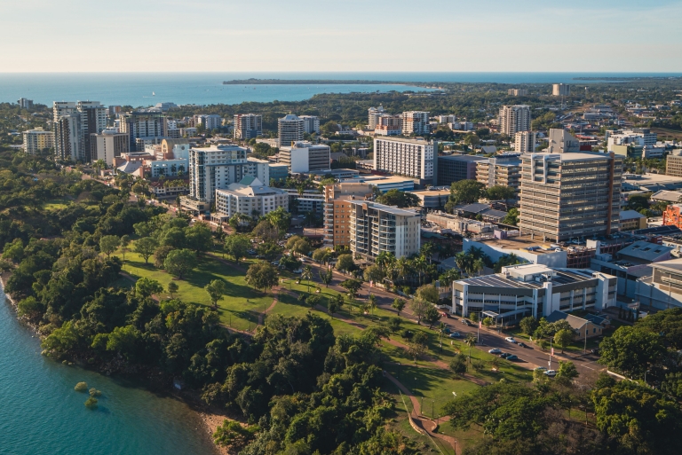 Darwin Esplanade und CBD, Northern Territory © Tourism NT Darwin Esplanade und CBD, Northern Territory © Tourism NT