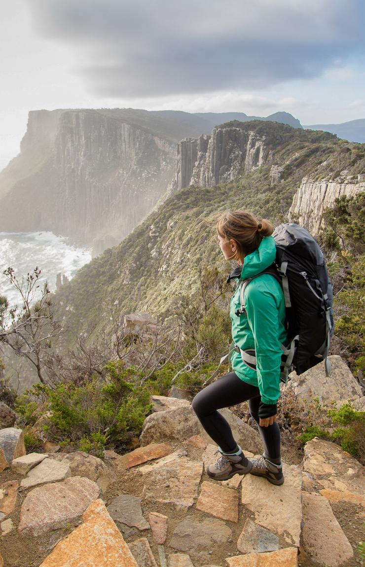 Three Capes Track, Tasman National Park, Tasmanien © Tasmania Parks and Wildlife Service Three Capes Track, Tasman National Park, Tasmanien © Tasmania Parks and Wildlife Service
