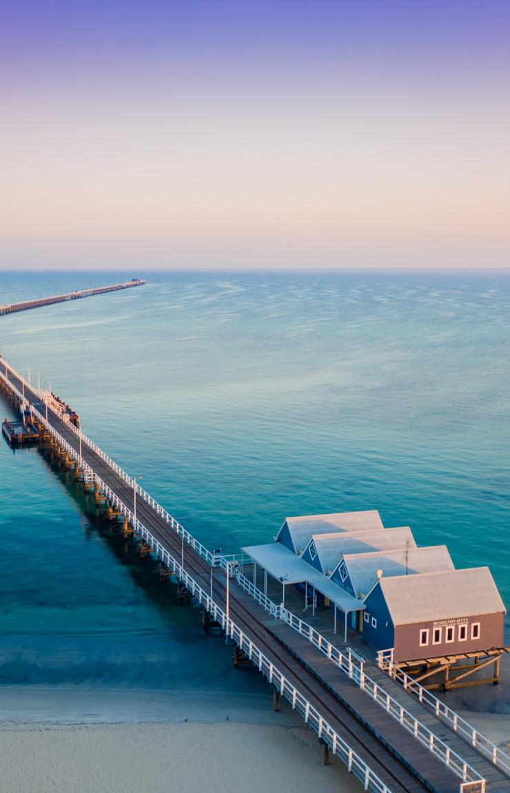 Busselton Jetty, Westaustralien © Tourism Western Australia und @ospreycreative  Busselton Jetty, Westaustralien © Tourism Western Australia und @ospreycreative