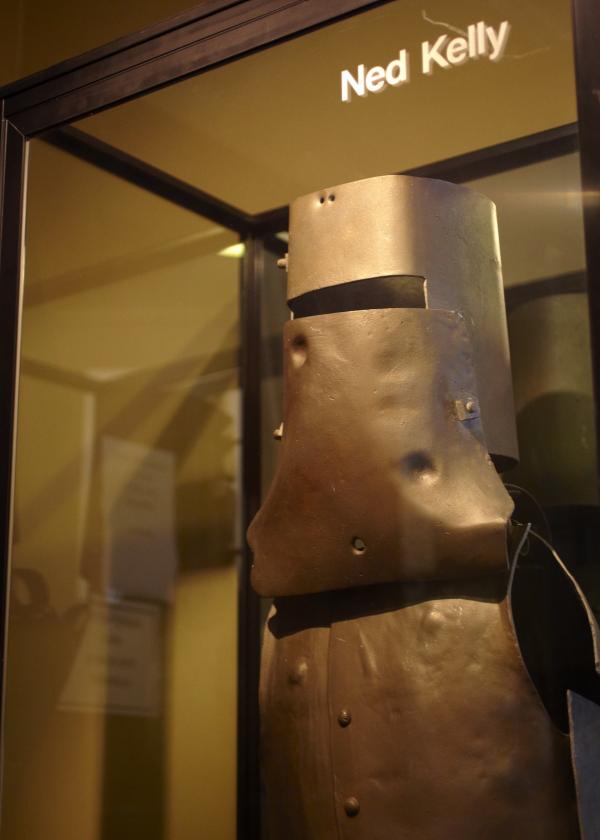 Ned Kelly’s armour, Beechworth, VIC © Visit Victoria