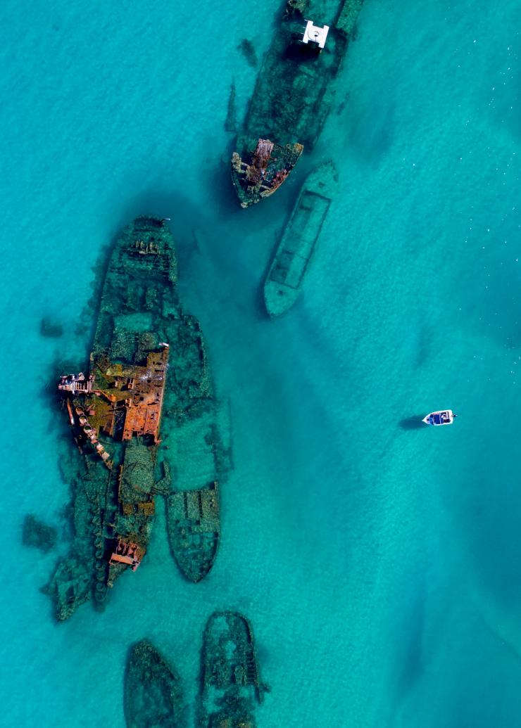 Tangalooma Wrecks, Moreton Island, Queensland © Tourism Australia Tangalooma Wrecks, Moreton Island, Queensland © Tourism Australia