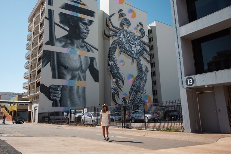 Multi Dimensional Man mural in Darwin © Tourism Australia Multi Dimensional Man mural in Darwin © Tourism Australia