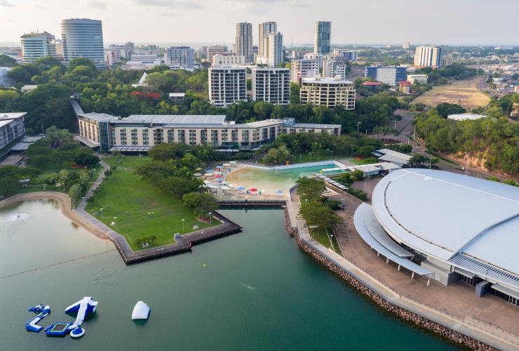 Aerial view over Darwin’s Waterfront Precinct © Tourism NT/Summersite Aerial view over Darwin’s Waterfront Precinct © Tourism NT/Summersite