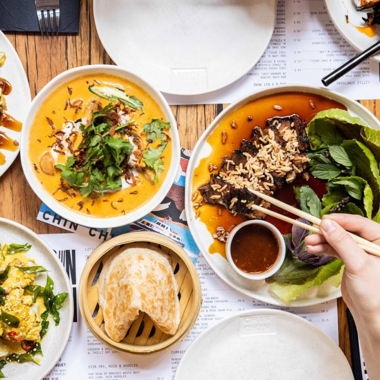 South East Asian cuisine at Chin Chin, Melbourne, Victoria © LUCAS Restaurants South East Asian cuisine at Chin Chin, Melbourne, Victoria © LUCAS Restaurants