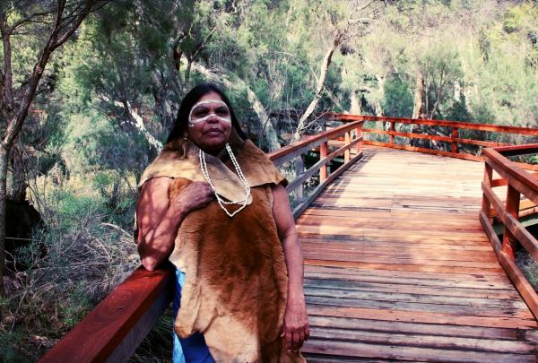 Kerry-Ann Winmar from Nyungar Tours in Kings Park and Botanic Gardens © Kerry-Ann Winmar