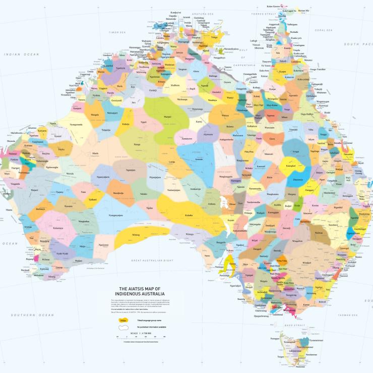 AIATSIS map of Indigenous Australia © Australian Institute of Aboriginal and Torres Strait Islander Studies 2017 AIATSIS map of Indigenous Australia © Australian Institute of Aboriginal and Torres Strait Islander Studies 2017