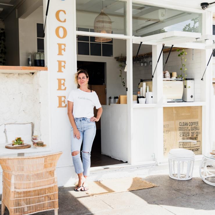 Milkman’s Daughter Cafe owner Andrea Halkova at Milkman's Daughter in Mermaid Beach © Kirra Smith/ Milkman’s Daughter Milkman’s Daughter Cafe owner Andrea Halkova at Milkman's Daughter in Mermaid Beach © Kirra Smith/ Milkman’s Daughter