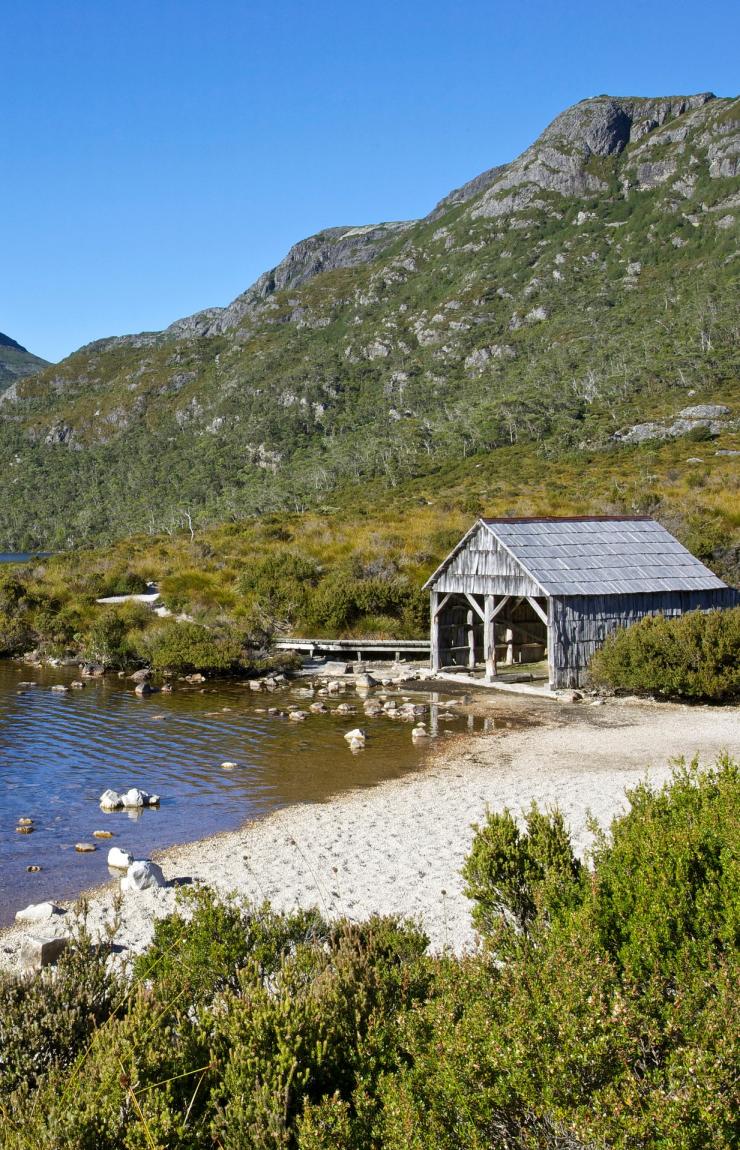 Boat Shed, Lake Dove and Cradle Mountain, Cradle-Mountain Lake St Clare National Park, TAS © Adrian Cook Boat Shed, Lake Dove and Cradle Mountain, Cradle-Mountain Lake St Clare National Park, TAS © Adrian Cook