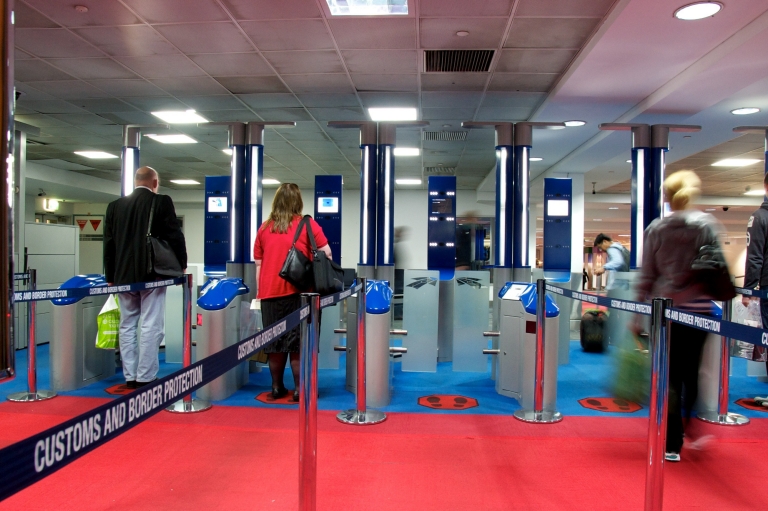 Passengers using SmartGate © Australian Border Force Passengers using SmartGate © Australian Border Force