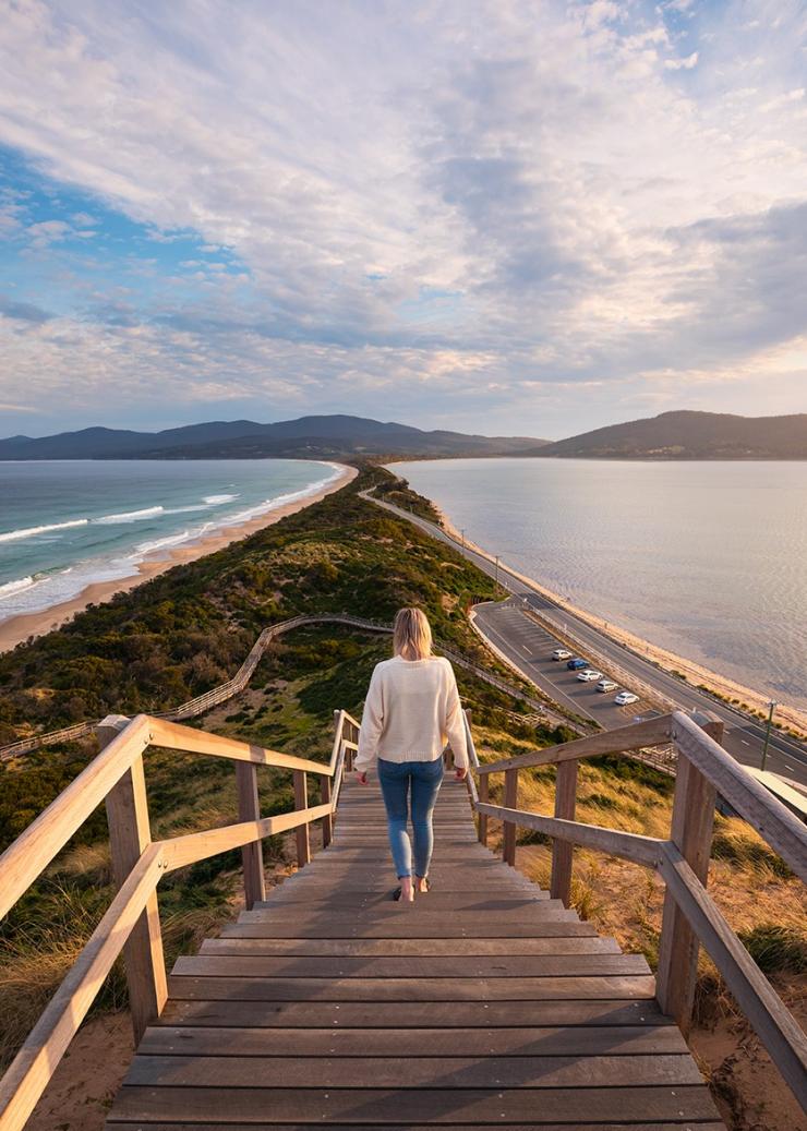 The Neck Lookout, Bruny Island, Tasmania © Tourism Australia The Neck Lookout, Bruny Island, Tasmania © Tourism Australia