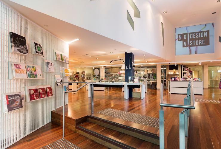 Interior of the National Gallery of Victoria’s design store in Melbourne © Image supplied by NGV Interior of the National Gallery of Victoria’s design store in Melbourne © Image supplied by NGV