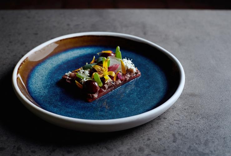 Dish at Provenance Restaurant in Beechworth © Provenance Restaurant Dish at Provenance Restaurant in Beechworth © Provenance Restaurant