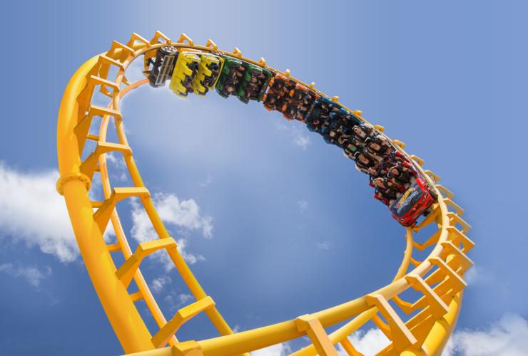 Cyclone, Dreamworld, Gold Coast, QLD © Dreamworld Cyclone, Dreamworld, Gold Coast, QLD © Dreamworld