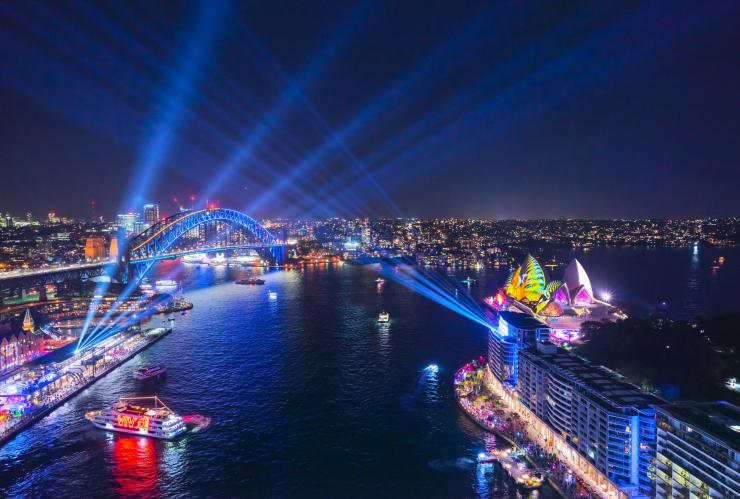 Vivid Sydney, Sydney, NSW © Destination NSW Vivid Sydney, Sydney, NSW © Destination NSW
