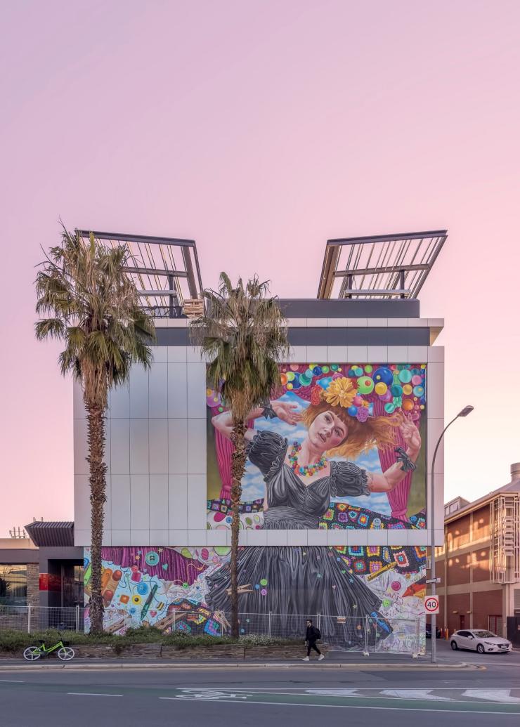 Street art on Morphett Street in Adelaide © Michael Waterhouse Street art on Morphett Street in Adelaide © Michael Waterhouse