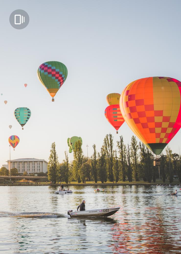 Canberra Balloon Spectacular, Australian Capital Territory © VisitCanberra Canberra Balloon Spectacular, Australian Capital Territory © VisitCanberra