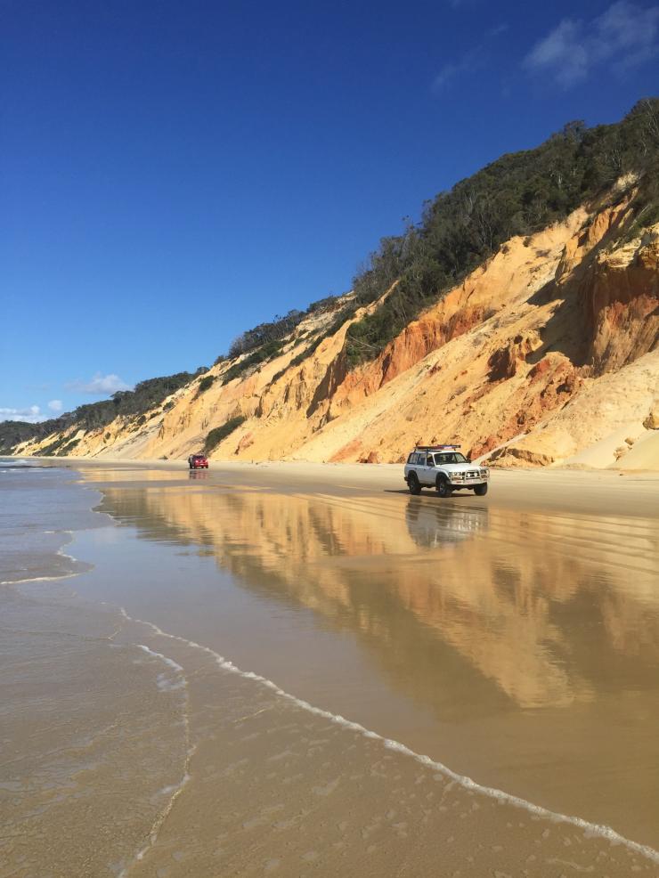 Great Beach Drive, Rainbow Beach, Great Sandy National Park, QLD © Glen Davis