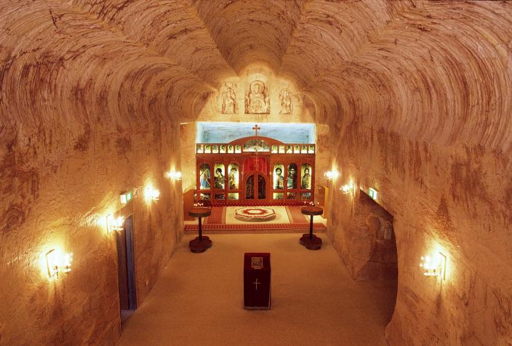 Serbian Church, Coober Pedy, SA © South Australian Tourism Commission, Milton Wordley Serbian Church, Coober Pedy, SA © South Australian Tourism Commission, Milton Wordley