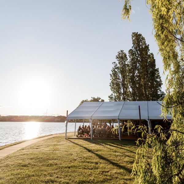Sunset at Armada Outdoor Bar in Canberra © The Boat House