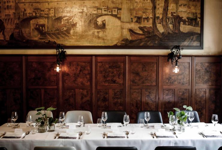 Dining room at Florentino, Melbourne, Victoria © Grossi Restaurants Dining room at Florentino, Melbourne, Victoria © Grossi Restaurants