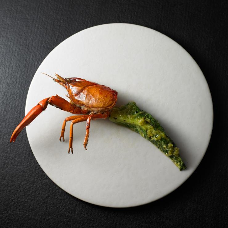 Grilled marron with desert lime at Attica, Melbourne, Victoria © Attica Grilled marron with desert lime at Attica, Melbourne, Victoria © Attica