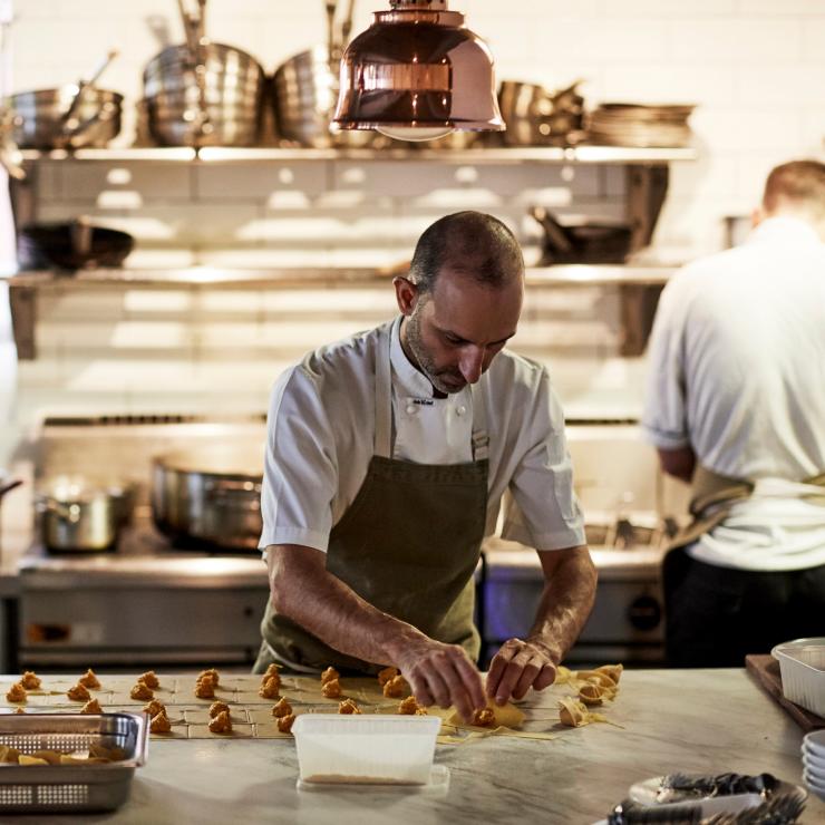 Man making ravioli at Tipo 00, Melbourne, Victoria © Tipo 00 Man making ravioli at Tipo 00, Melbourne, Victoria © Tipo 00