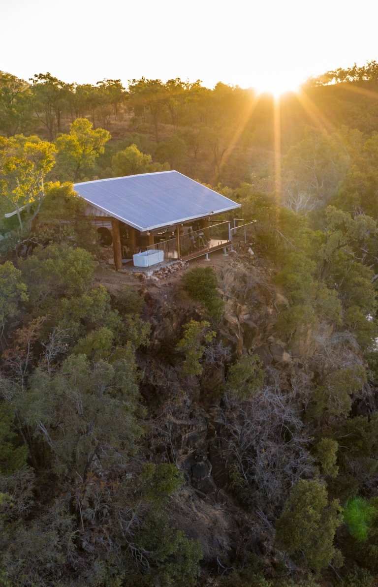 Gilberton Outback Retreat, Gilbert River, Queensland © Tourism and Events Queensland Gilberton Outback Retreat, Gilbert River, Queensland © Tourism and Events Queensland