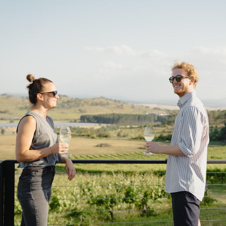 The Naked Cubby Co, Mount Majura Vineyard, Australian Capital Territory © Tourism Australia