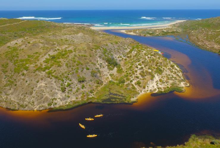 Canoeing with Bushtucker Tours, Margaret River, WA © Bushtucker Tours Canoeing with Bushtucker Tours, Margaret River, WA © Bushtucker Tours