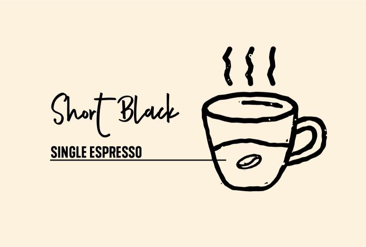 Drawing of short black coffee © Tourism Australia Drawing of short black coffee © Tourism Australia