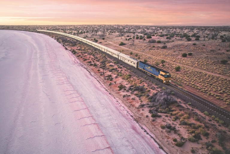 Indian Pacific, Lake Hart, Woomera, South Australia © Andrew Gregory Indian Pacific, Lake Hart, Woomera, South Australia © Andrew Gregory