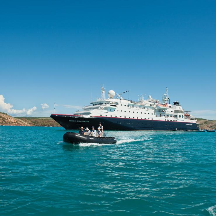 Silversea Cruises, the Kimberley, NT © NT Photo Silversea Cruises Silversea Cruises, the Kimberley, NT © NT Photo Silversea Cruises