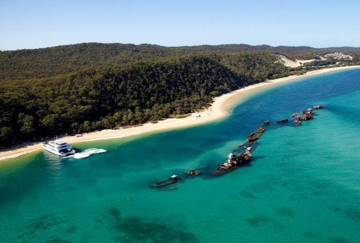 Tangalooma Wrecks, Moreton Island, QLD © Brisbane Marketing Tangalooma Wrecks, Moreton Island, QLD © Brisbane Marketing