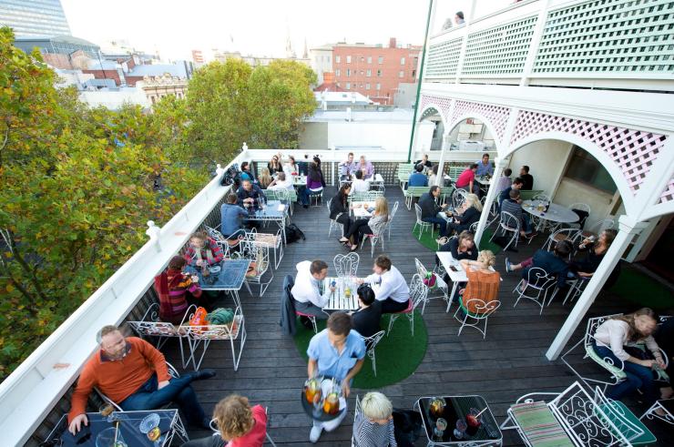Madame Brussels rooftop, Melbourne, Victoria © Visit Victoria Madame Brussels rooftop, Melbourne, Victoria © Visit Victoria