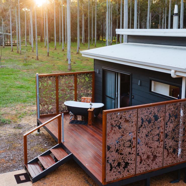 Tree Chalets, Margaret River, Western Australia © West Coast Beach Studio - Tree Chalets Tree Chalets, Margaret River, Western Australia © West Coast Beach Studio - Tree Chalets