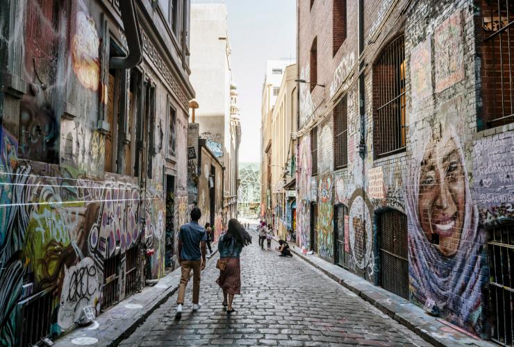 Hosier Lane, Melbourne, VIC © Visit Victoria Hosier Lane, Melbourne, VIC © Visit Victoria