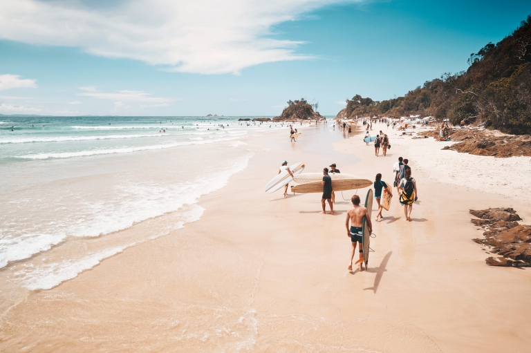 The Pass, Byron Bay, Nouvelle-Galles du Sud © Tourism Australia The Pass, Byron Bay, Nouvelle-Galles du Sud © Tourism Australia