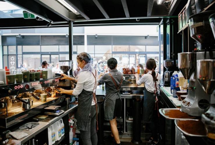 Baristas au Campos Coffee, Brisbane, QLD © Campos Coffee Baristas au Campos Coffee, Brisbane, QLD © Campos Coffee
