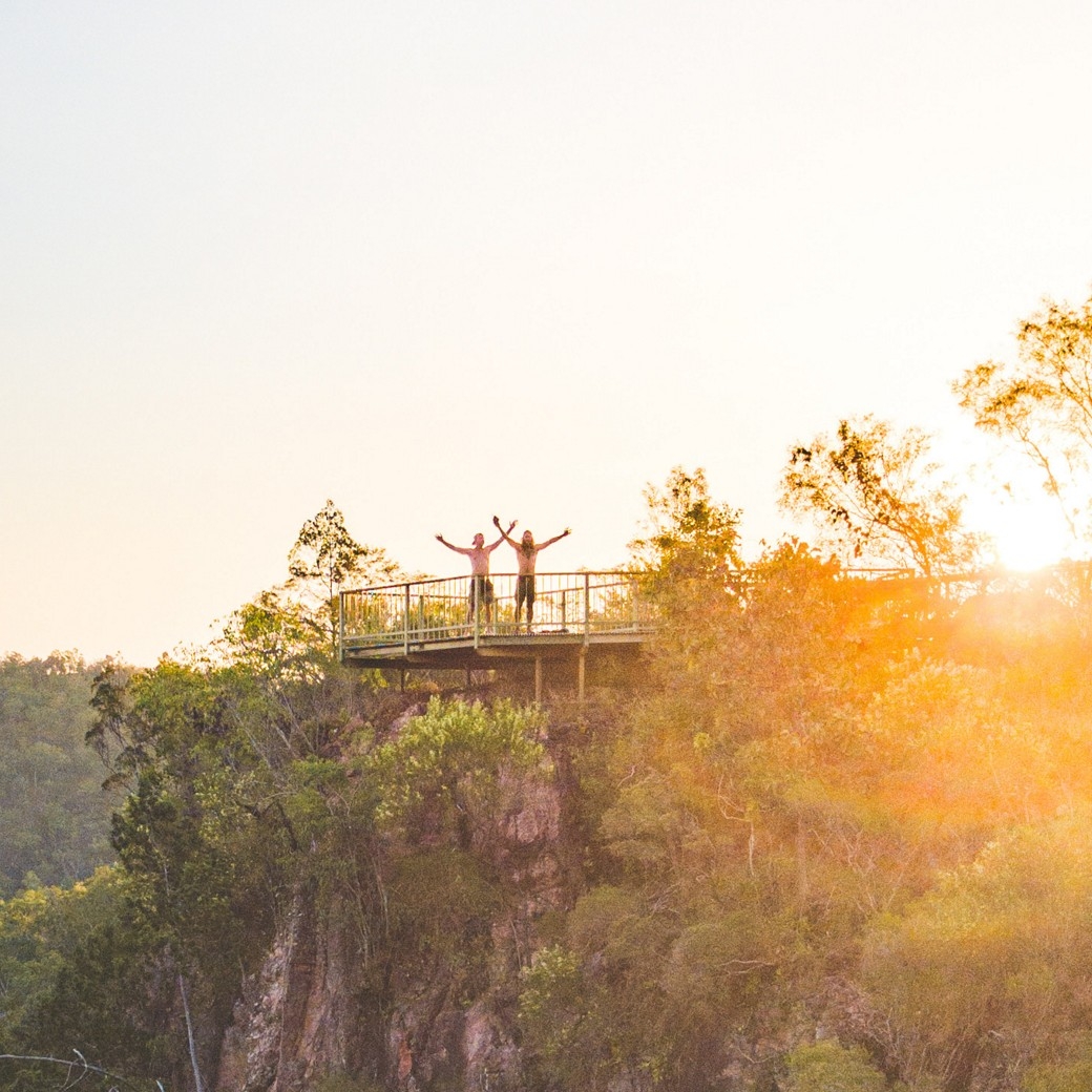 Point d'observation à Tolmer Falls, Litchfield National Park, NT © Tourism NT - Jackson Groves
