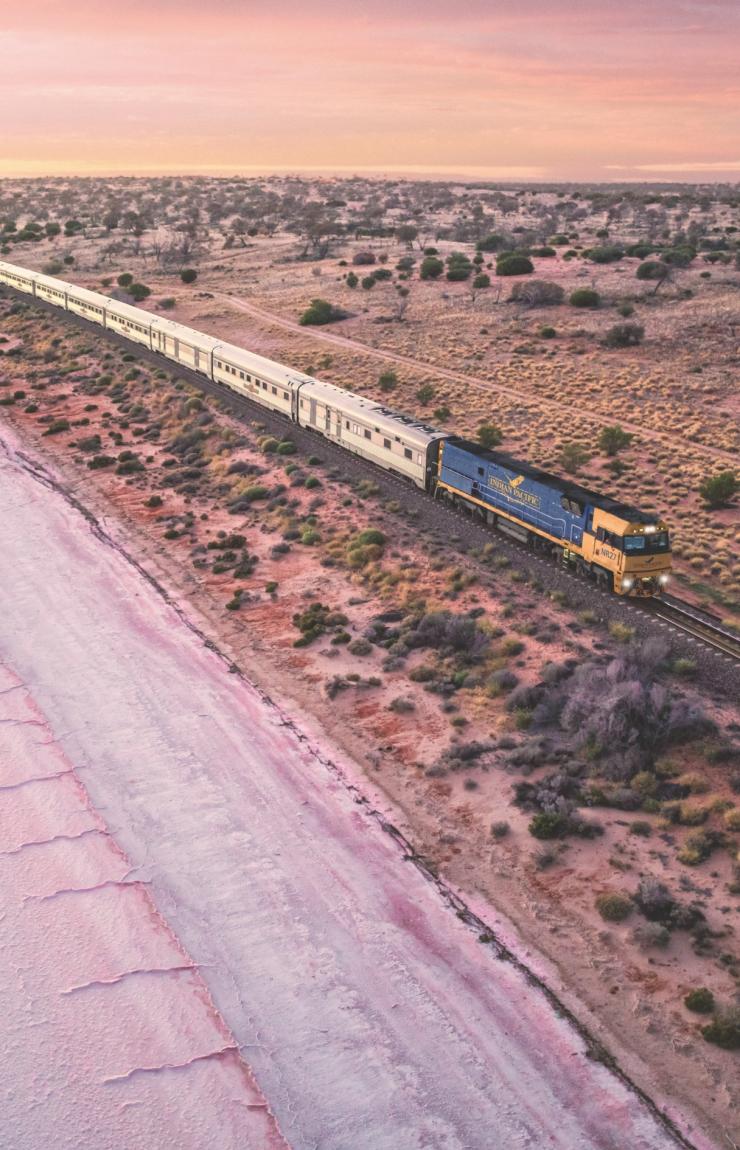 Indian Pacific, Lake Hart, SA © Andrew Gregory Indian Pacific, Lake Hart, SA © Andrew Gregory