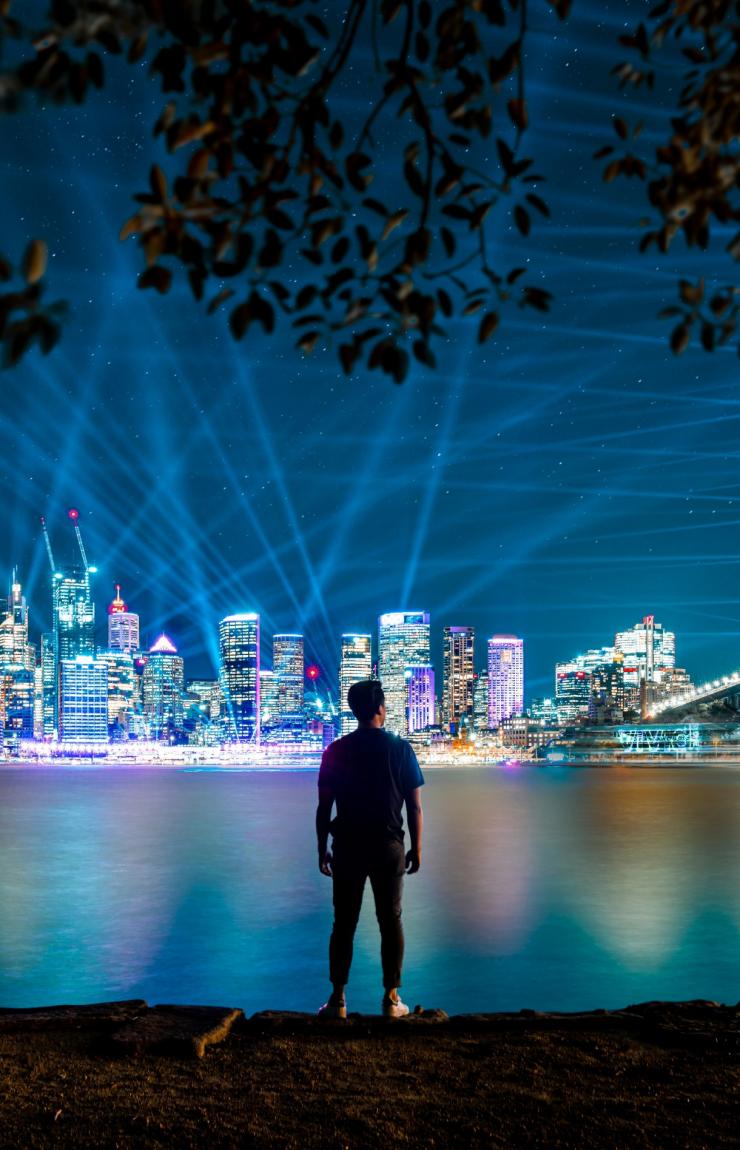 Vivid Sydney, Sydney Harbour, New South Wales © Destination NSW  Vivid Sydney, Sydney Harbour, New South Wales © Destination NSW