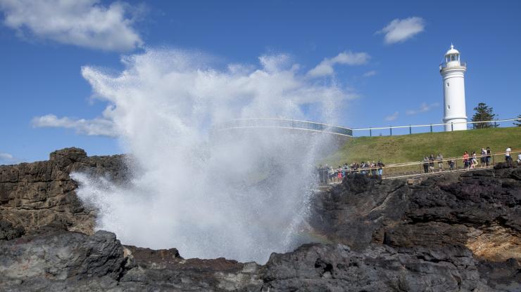 Kiama Blowhole, South Coast, NSW © Murray Vanderveer, Destination NSW Kiama Blowhole, South Coast, NSW © Murray Vanderveer, Destination NSW