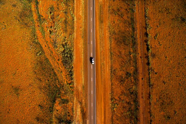 Stuart Highway, regione di Alice Springs, Northern Territory © Sam Earp, Tourism NT