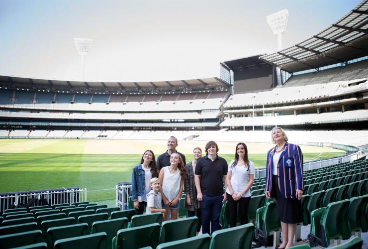 Tour del Melbourne Cricket Ground, Melbourne, Victoria © National Sports Museum Tour del Melbourne Cricket Ground, Melbourne, Victoria © National Sports Museum