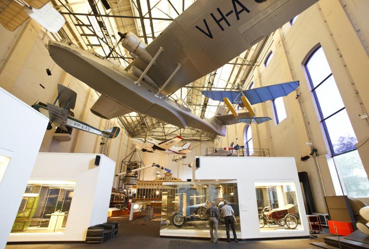 Mostra di aeromobili al Powerhouse Museum, Sydney, New South Wales © James Horan, Destination NSW Mostra di aeromobili al Powerhouse Museum, Sydney, New South Wales © James Horan, Destination NSW