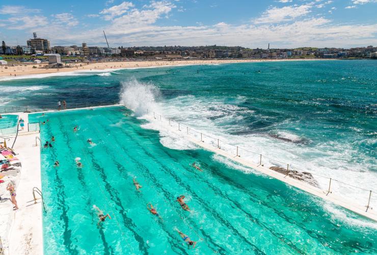 ニュー・サウス・ウェールズ州、シドニー、ボンダイ・アイスバーグ・プール © Destination NSW ニュー・サウス・ウェールズ州、シドニー、ボンダイ・アイスバーグ・プール © Destination NSW
