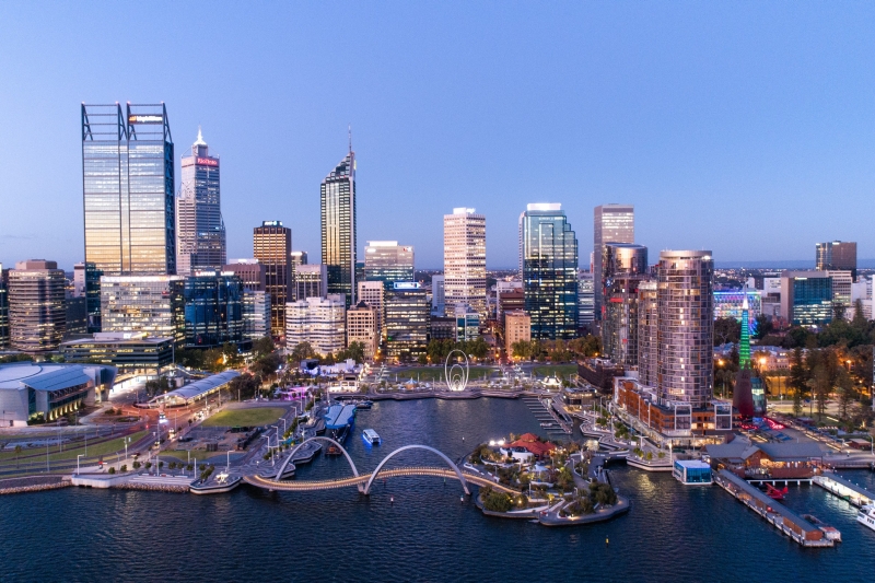 西オーストラリア州、パース、エリザベス・キー(Elizabeth Quay)© Tourism Australia 西オーストラリア州、パース、エリザベス・キー(Elizabeth Quay)© Tourism Australia