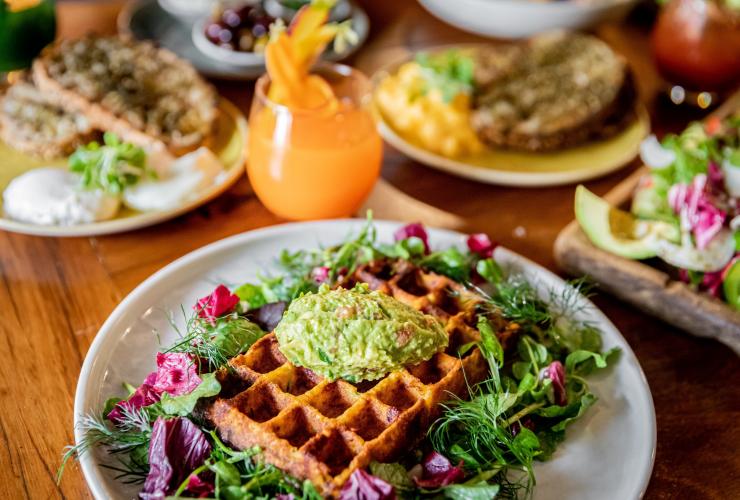 ニュー・サウス・ウェールズ州、シドニー、ボンダイ、ブラウン・シュガーでのブランチ © Megann Evans Photography ニュー・サウス・ウェールズ州、シドニー、ボンダイ、ブラウン・シュガーでのブランチ © Megann Evans Photography