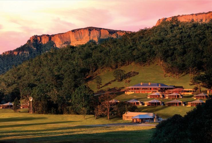 ニュー・サウス・ウェールズ州、ウォルガン・バレー、エミレーツ・ワン&オンリー・ウォルガン・バレー © Luxury Lodges of Australia ニュー・サウス・ウェールズ州、ウォルガン・バレー、エミレーツ・ワン&オンリー・ウォルガン・バレー © Luxury Lodges of Australia